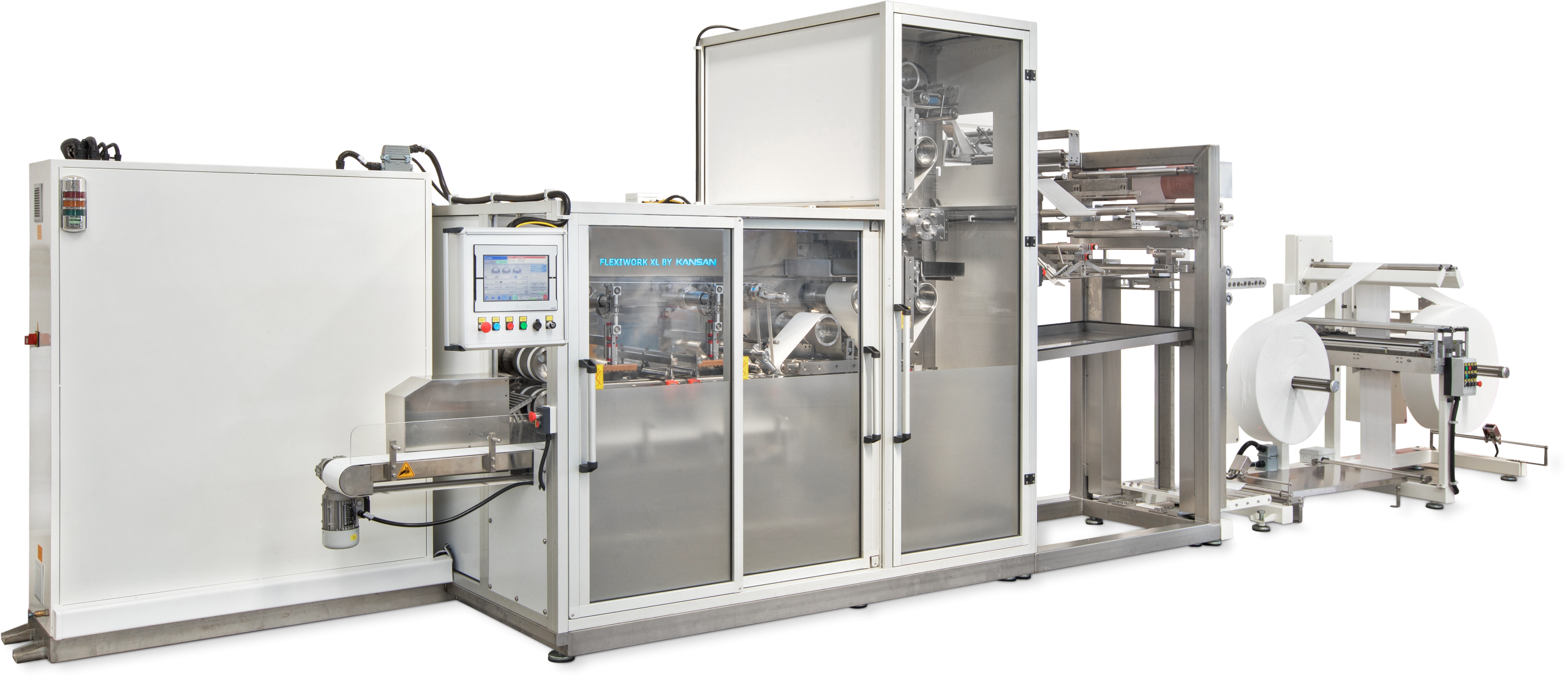 Large Cross Fold Wet Wipe Machine
