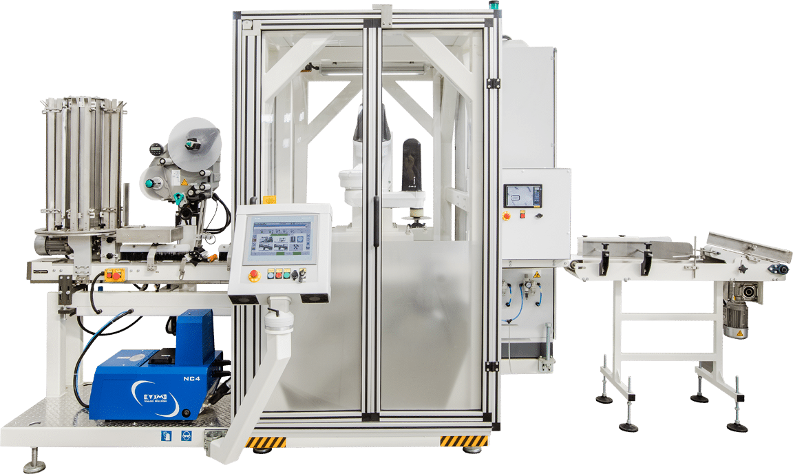 Automatic Lid Applicator Machine